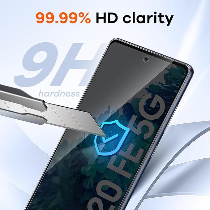 3+3 Pack for Samsung Galaxy S20 FE 5G Privacy Screen Protector & Phone Camera - Image 6