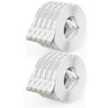 Cat 6 Ethernet Cable 10ft Flat Internet Network Cables by CableGeeker