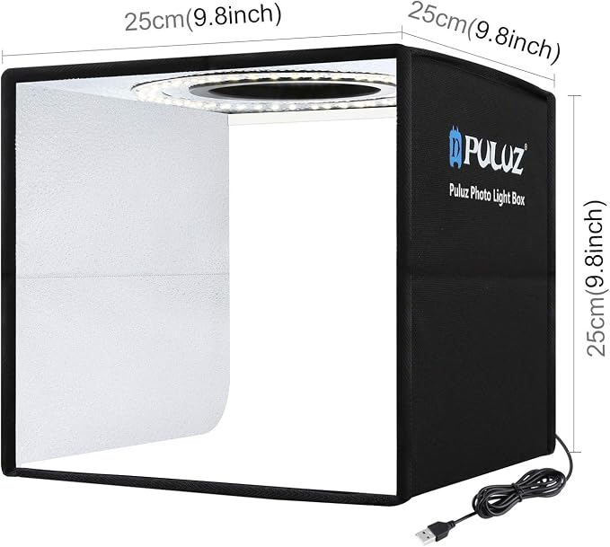 PULUZ Mini Photo Studio Light Box, Portable Folding Photography Light Booth - Image 2