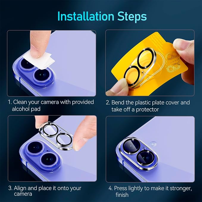 ivoler 4-Pack Camera Lens Protector - Image 7