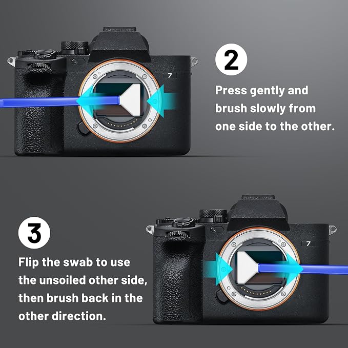 Camera Lens Cleaning Kit with Pro 10x Sensor Swabs, Sensor Cleaner, Compatible - Image 3