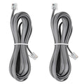 LanSenSu RJ12 Cable Phone Cord RJ12 6P6C Male to Male Straight Wired by LanSenSu