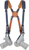 Padwa Lifestyle Blue Dual Camera Harness Strap by PadwaLifestyleCameraStrap