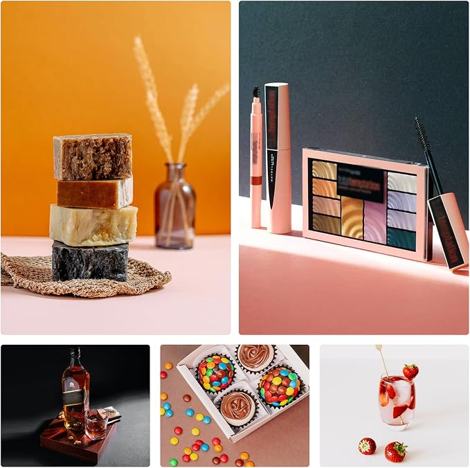 Meking 9PCS 16Patterns Product Photography Backdrops, Photo Background Flat Lay - Image 2