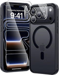 toushion 3 in 1 for iPhone 17 Pro Max Case Matte Black, Fits MagSafe, Screen by Unknown