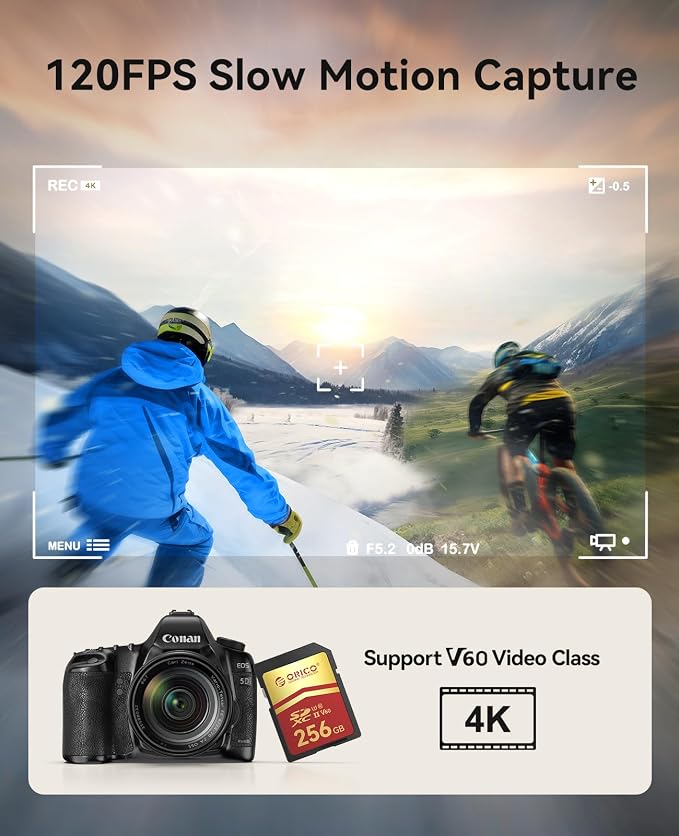 ORICO 128GB SD Card, 4K UHD, Full HD, SDXC Memory Card - Image 5