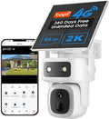 SANSCO 4G LTE Cellular Security Camera Wireless Outdoor, 360 Days Free by SANSCO