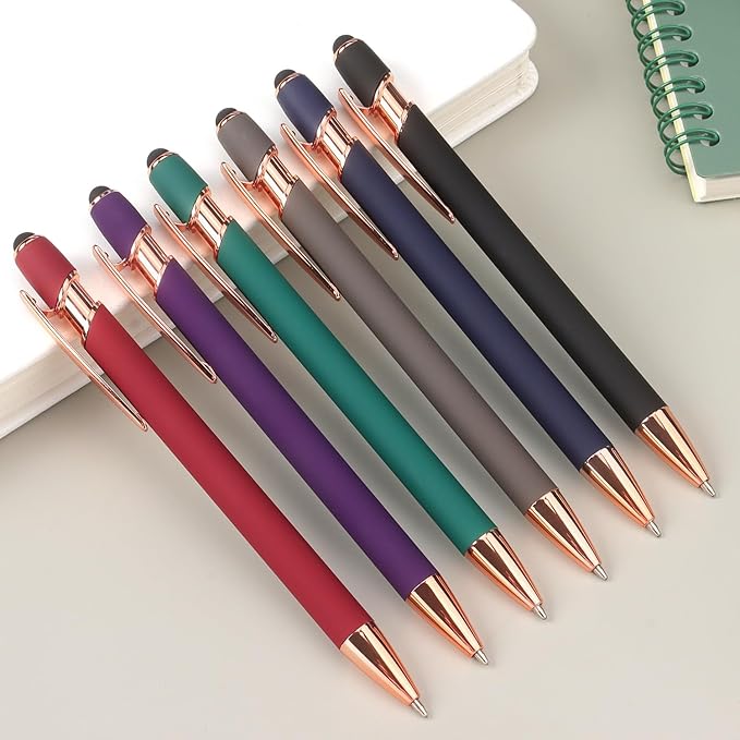 6 Pack Ballpoint Pen 2-in-1 Stylus Retractable Ballpoint Pen - Image 6