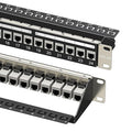 Cable Matters 1U 19-Inch 24-Port 10Gbps Cat6A Ethernet Patch Panel by CableMatters