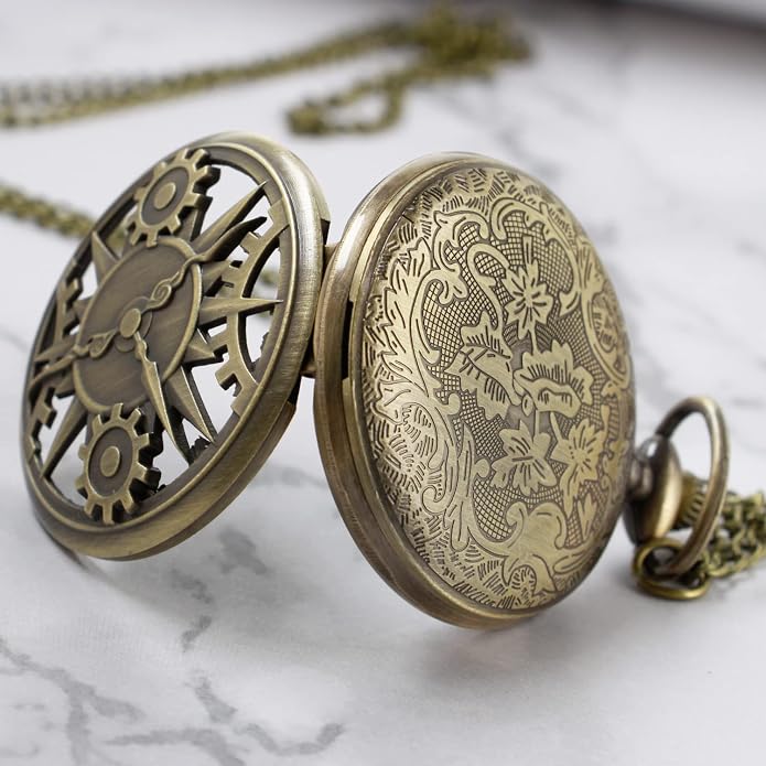 Men's Pocket Watch, Arabic Digital Dial Pocket Watches - Image 5