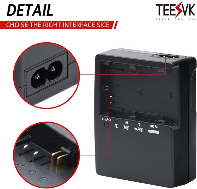 LP-E6 Battery Quick Charger for Canon: Compatible - Image 4