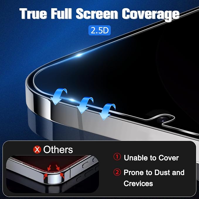 Galaxy S23 Plus Privacy Screen Protector Tempered Glass, 9H Hardness 2D Curved - Image 4