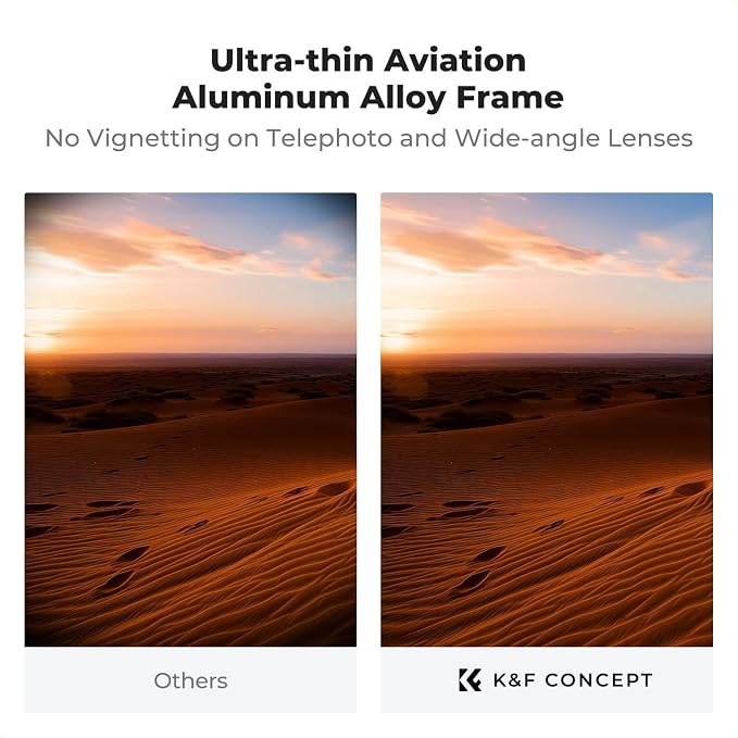 K&F CONCEPT 72mm Shockproof & Ultra Low Reflectivity MCUV Lens Protection Filter - Image 7
