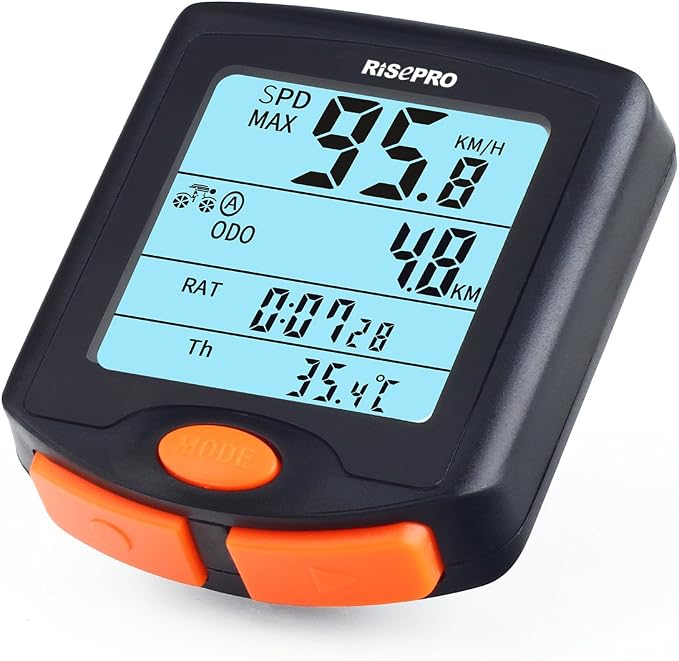 Bike Computer, RISEPRO® Wireless Bicycle Speedometer Bike Odometer Cycling - Image 2