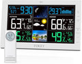 Weather Station Wireless Indoor Outdoor, Indoor Outdoor Thermometer Wireless by FOKEYDIRECT