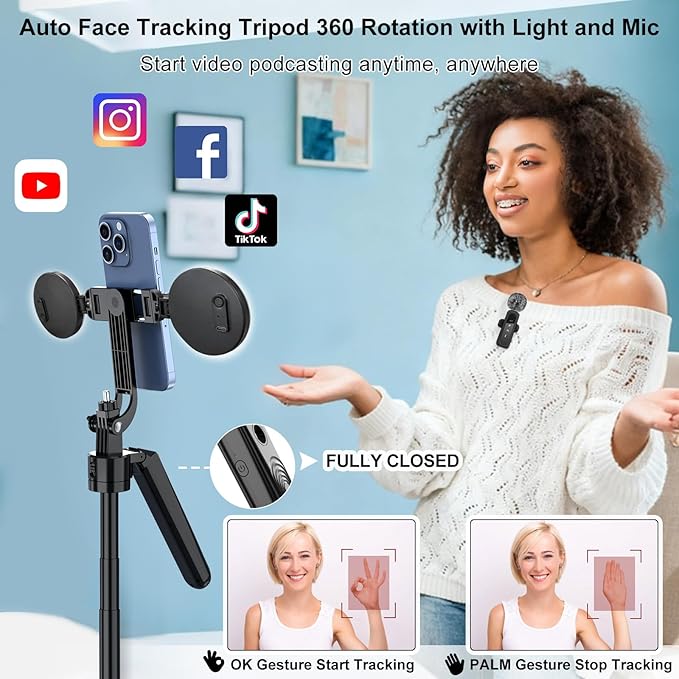 Auto Face Tracking Tripod for iPhone - Image 2