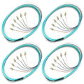 4Pack LC UPC 6 Fibers Multimode Bunch OM3 50/125 LC-UPC Fiber Pigtail by Bangun