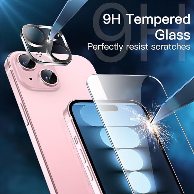 JETech Screen Protector for iPhone 15 6.1-Inch - Image 4