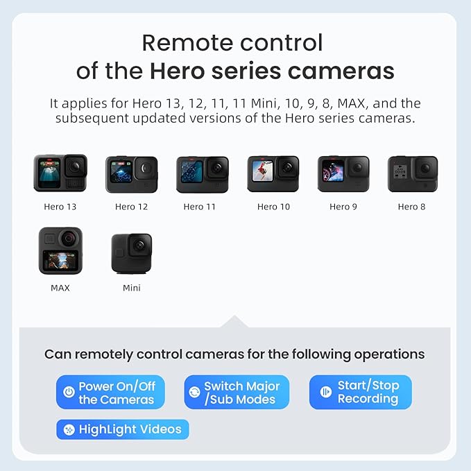 Remote Control Selfie Stick Rechargeable Waterproof 100CM Stretchable Compatible - Image 6