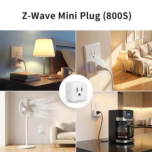Minoston Smart Plug, 15A Mini Z-Wave 800 Series Plug-in Socket - Image 6