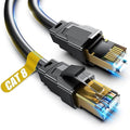 Vabogu Cat 8 Ethernet Cable 3FT, Heavy Duty 26AWG High Speed 40Gbps 2000MHz by VABOGU