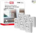 UltraPro Personal Security Window and Door Alarm, 6 Pack, DIY Protection by UltraPro