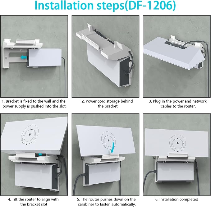 XLTTYWL Starlink Gen 3 Mount, All in One Starlink Standard V3 Mesh Router and - Image 5