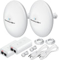 Wireless Bridge NBE-5AC-GEN2 PRE-CONFIGURED Bundle of 2 Ubiquiti NanoBeam 5AC by GOODSTORY