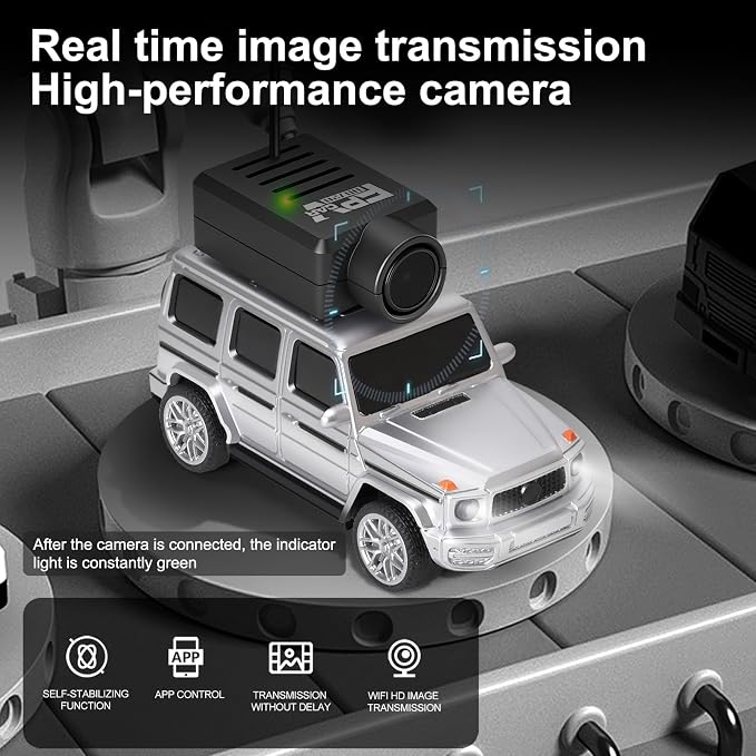 GoolRC WLtoys 6406 Mini RC Car, 2.4GHz 1:64 Scale FPV Remote Control Car - Image 5