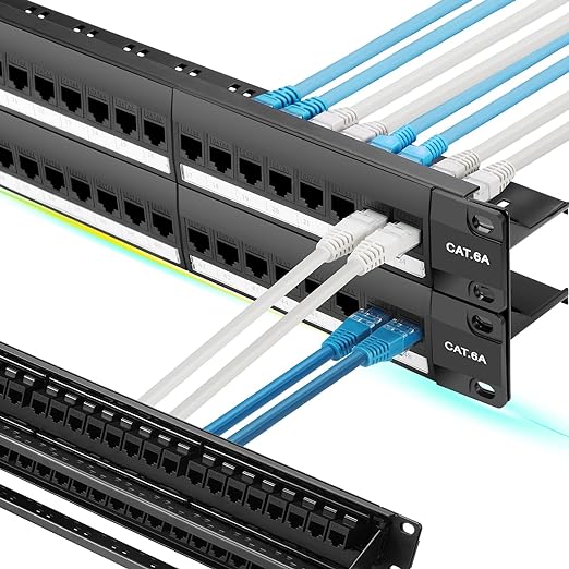 Rapink Patch Panel 48 Port Cat6A by Rapink