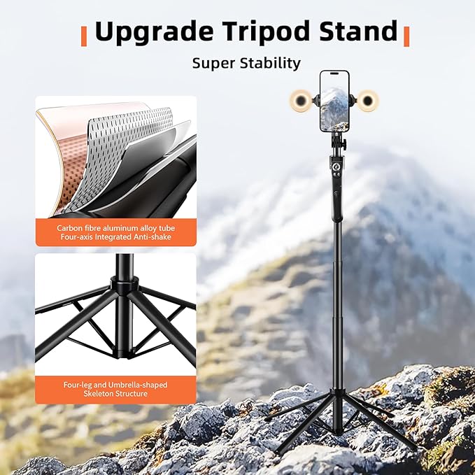 Auto Face Tracking Selfie Stick Tripod - Image 4