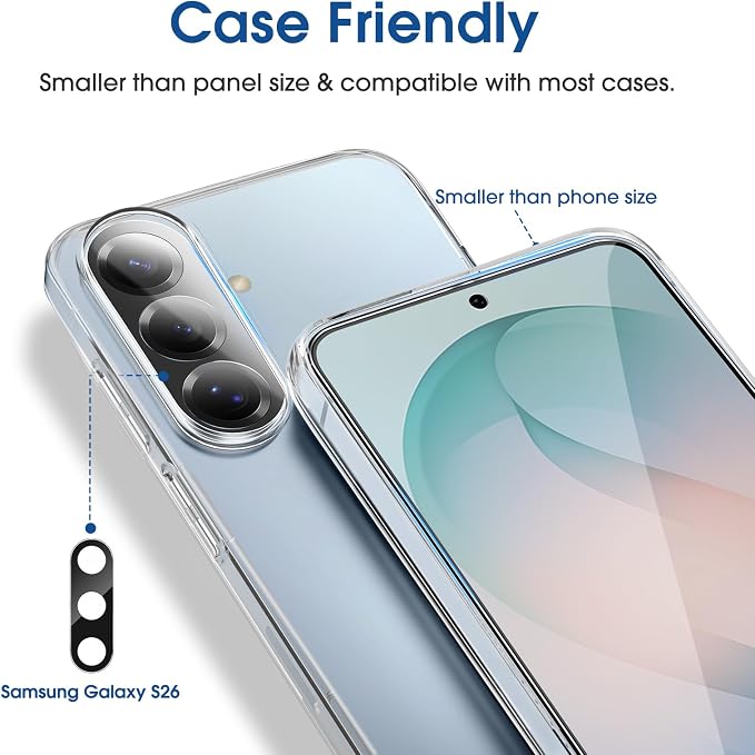 amFilm Auto-alignment OneTouch for Samsung Galaxy S26 6.3'' Screen Protector + - Image 5