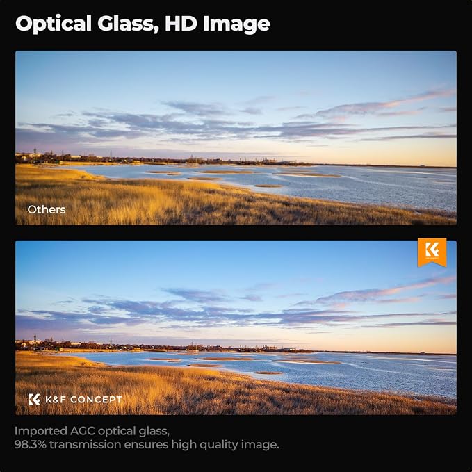 K&F CONCEPT 62mm MCUV Lens Protection Filter 18 Multi-Coated Camera Lens UV - Image 3