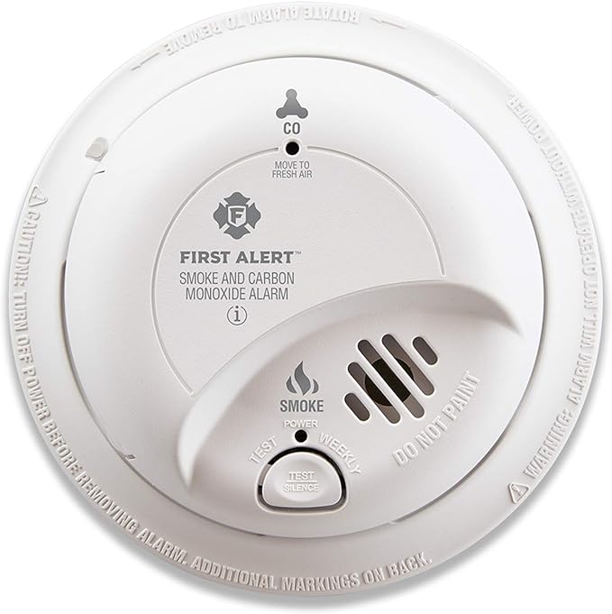 FIRST ALERT SC9120B Corded Electric Combination Alarm by FirstAlert