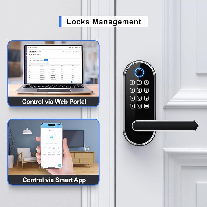 Bluetooth Fingerprint Smart Lock - Image 7