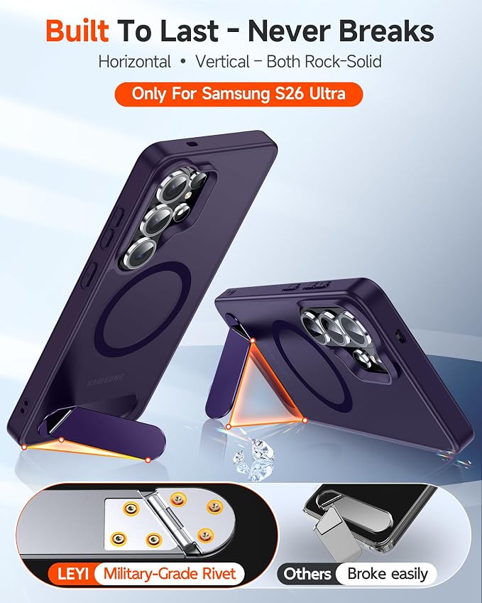 LeYi for Samsung-S26-Ultra Case: for Magsafe Galaxy S 26 Ultra Phone Funda para - Image 3