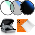 K&F Concept 49mm UV/CPL/ND2-400 Lens Filters Kit-18 Multi-Layer Coatings by KFCONCEPT