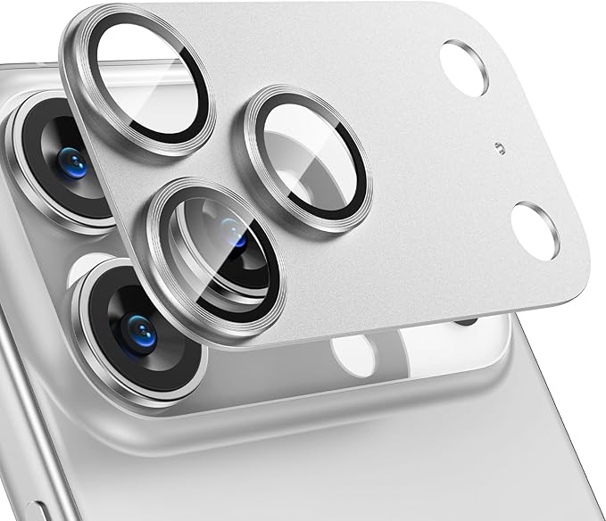 Tensea for iPhone 17 Pro Max Camera Lens Protector, Metal Aluminum Alloy by Tensea