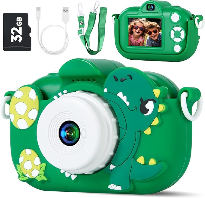 Kids Camera Boys Toys for 3 4 5 6 7 8 9 Years Old Boys, 48MP Dual Lens Kids by YEEHAO