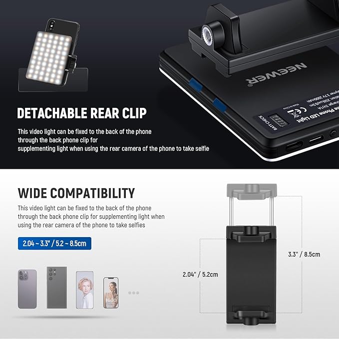 NEEWER Basics NL-60AI Selfie Light - Image 6