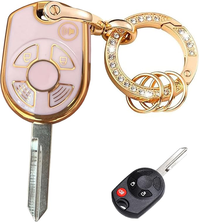 Keyless Entry Systems for Ford Key Fob Cover Fit for Ford Transit Mustang by Rilnaewn
