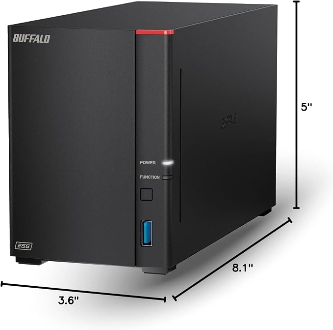 BUFFALO LinkStation 720 16TB 2-Bay Home Office Private Cloud Data Storage - Image 10