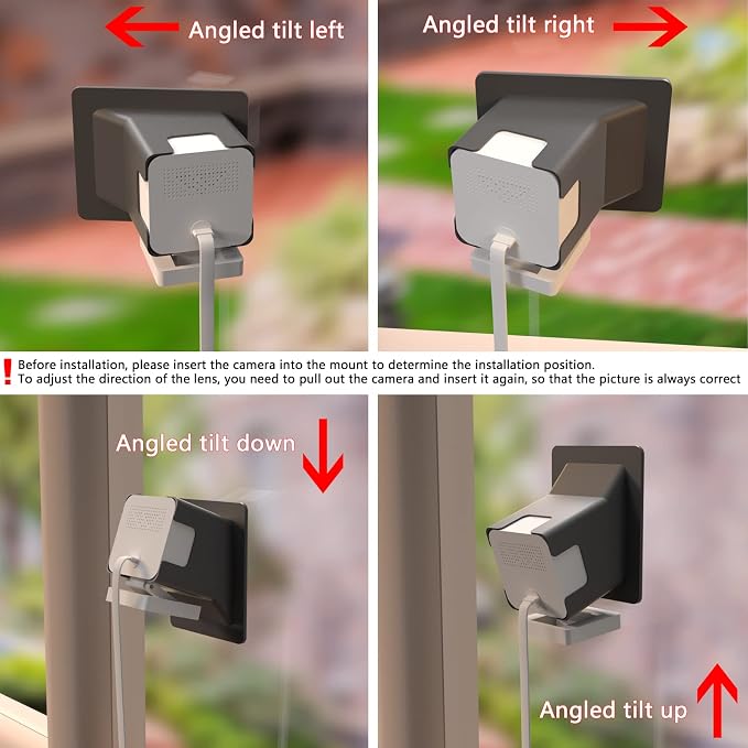 Teccle 2 Pack Angled Window Mount - Image 3