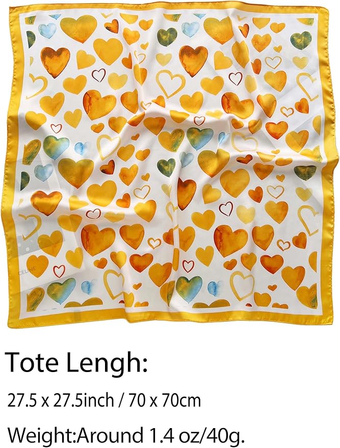 Silky Scarf for Women Lightweight Satin Bandanas Neck Hair Wrap For Sleeping - Image 2