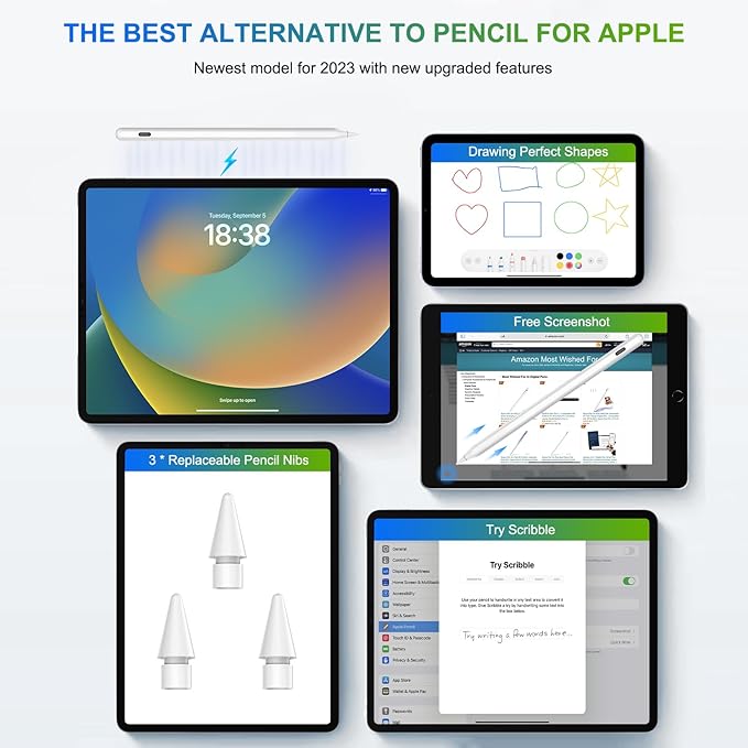HATOKU Pencil 2nd Generation for Apple iPad, iPad Pencil - Image 6