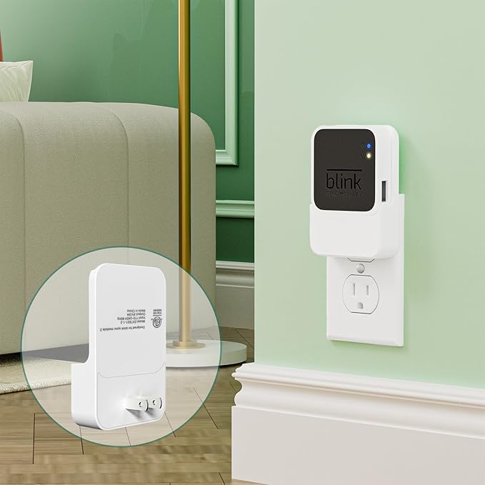 Outlet Wall Mount for Blink Sync Module 2, 2-in-1 Charging Station - Image 7