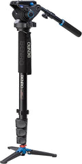 Benro Aluminum 4 Series Flip-Lock Video Monopod Kit w/ 3-Foot Articulating Base by Benro