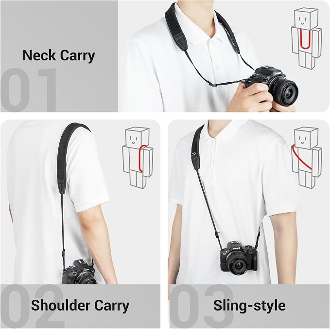 Soft Camera Shoulder Strap for Canon EOS R50 R50V R100 R10 R6 Mark III II R5 - Image 5