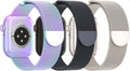 3 Pack Mesh Metal Band Compatible by Steezrd