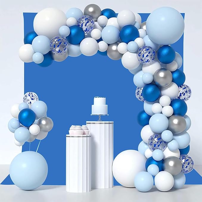 Royal Blue Photo Backdrop, Photo Booth Portrait Photography Backdrops, Studio - Image 4